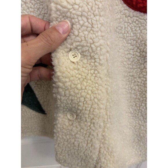 CPFM × MARC JACOBS TATTOO FLEECE JACKET Size: Large Beige unisex teddy Fur - Picture 7 of 12